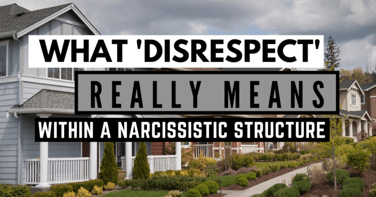 What disrespect really means