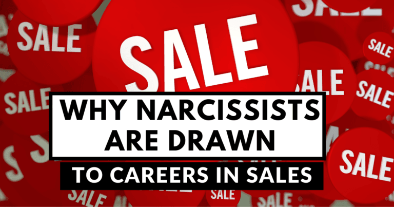 Sales Careers Narcissist